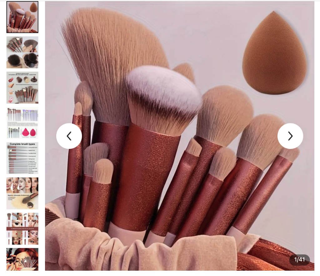 Makeup Brush Set Soft Fluffy Professiona Cosmetic Foundation Powder Eyeshadow